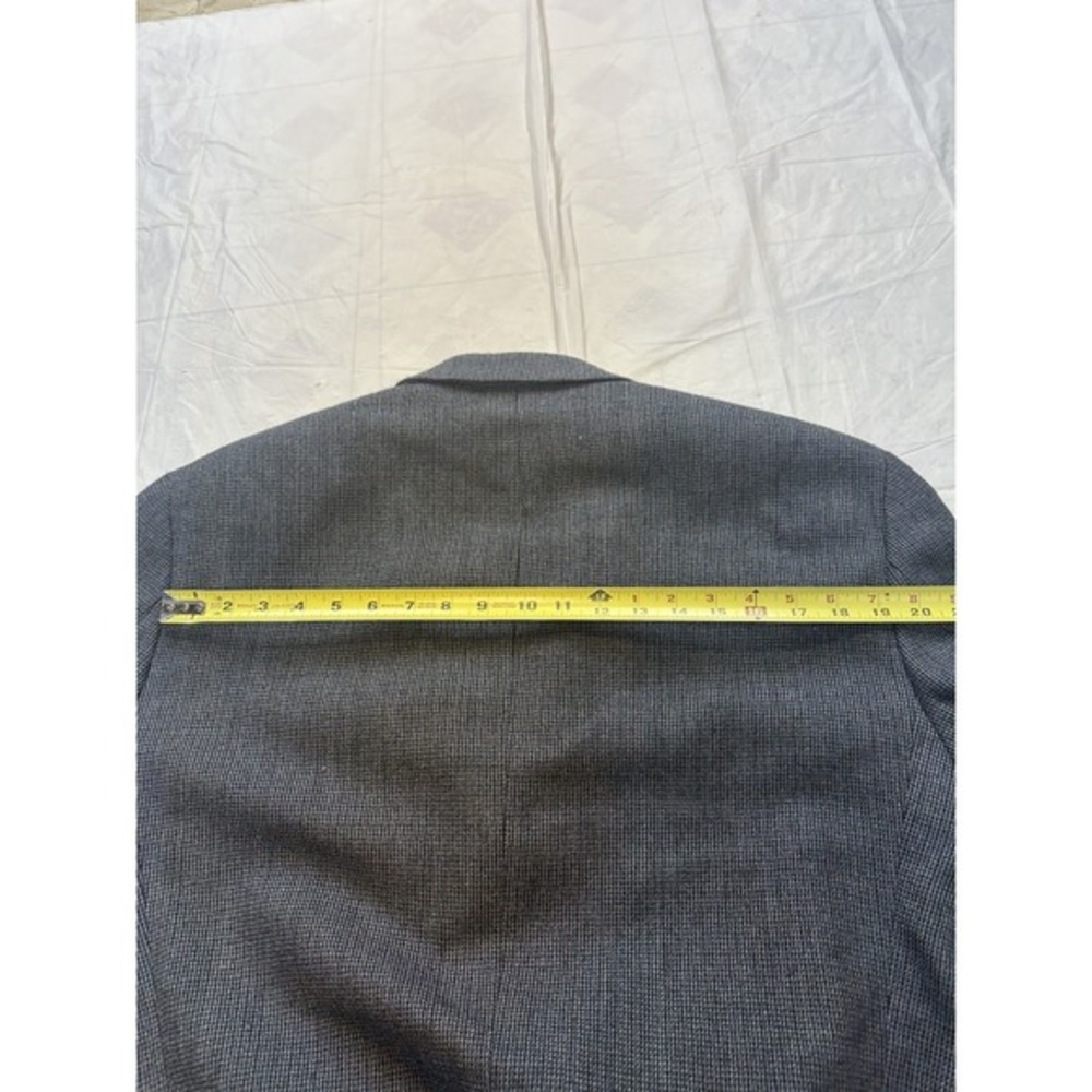 Lauren Ralph Lauren Mens‎ 46R Gray Lambswool Blazer Sport Coat Suit Jacket - Picture 8 of 8